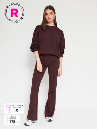 PANTALÓN DE BUZO MUJER INDEX FLARE - 1