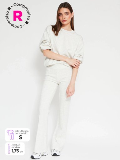 PANTALÓN DE BUZO MUJER INDEX FLARE - 1