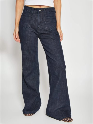 JEANS MUJER INDEX ALGODÓN FLARE BOLSILLOS - 2