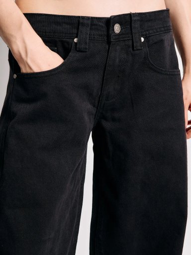JEANS MUJER INDEX ALGODÓN BALLOON TIRO BAJO - 4