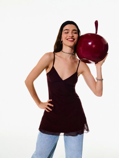 VESTIDO MUJER INDEX CORTO MESH - 1
