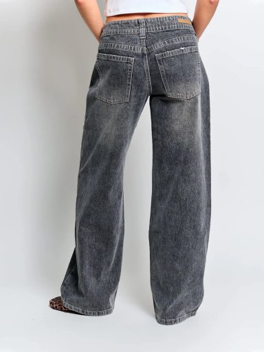 JEANS MUJER INDEX ALGODÓN TIRO BAJO - 3