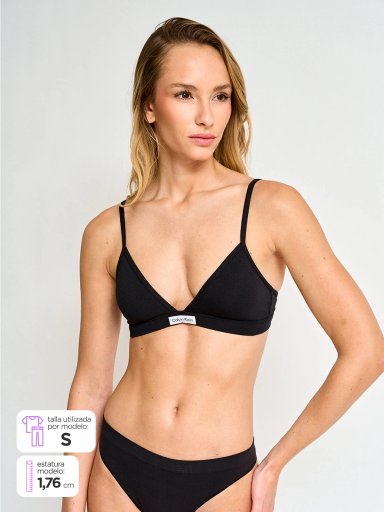 BRALETTE CALVIN KLEIN ALGODÓN - 1