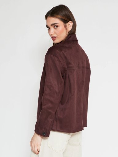 CHAQUETA MUJER INDEX CORTA EFECTO PIEL - 2