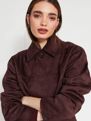 CHAQUETA MUJER INDEX CORTA EFECTO PIEL - 3
