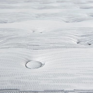 CAMA EUROPEA SIMMONS GRAVITY 2 PL + RESPALDO URBAN MARENGO + CUBRE COLCHÓN + PACK ALMOHADAS - 5