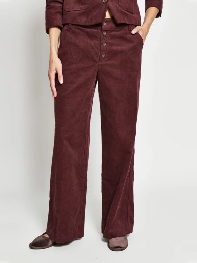 PANTALÓN MUJER MARQUIS ALGODÓN COTELÉ PALAZZO - 4