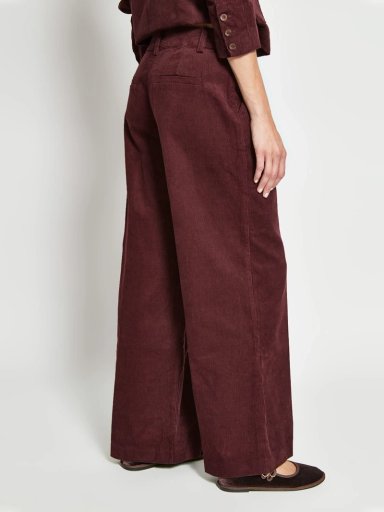 PANTALÓN MUJER MARQUIS ALGODÓN COTELÉ PALAZZO - 5