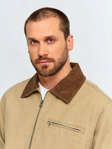 CHAQUETA HOMBRE INDEX ALGODÓN CUELLO COTELÉ - 3