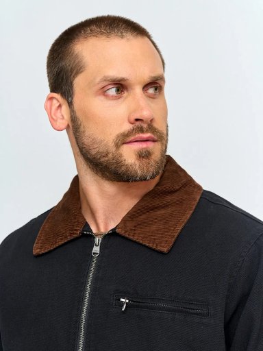 CHAQUETA HOMBRE INDEX ALGODÓN CUELLO COTELÉ - 3