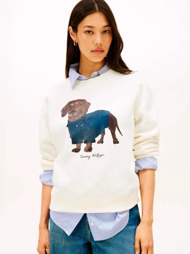 POLERÓN MUJER TOMMY HILFIGER ALGODÓN  - 3