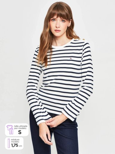 POLERÓN MUJER TOMMY HILFIGER ALGODÓN  - 1