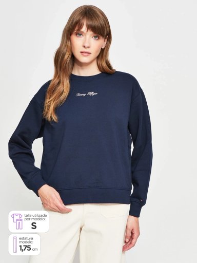 POLERÓN MUJER TOMMY HILFIGER ALGODÓN  - 1