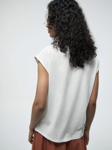 POLERA MUJER SFERA ALGODÓN MANGA CORTA - 3