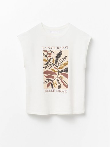 POLERA MUJER SFERA ALGODÓN MANGA CORTA - 4