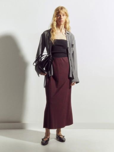 FALDA MUJER SFERA LARGA PRINT - 1
