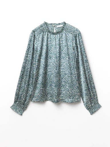 BLUSA MUJER SFERA MANGA LARGA FRUNCIDO - 4