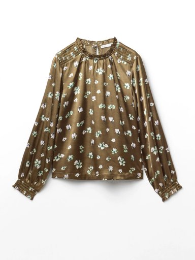 BLUSA MUJER SFERA MANGA LARGA FRUNCIDO - 5