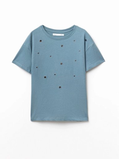POLERA MUJER SFERA ALGODÓN MANGA CORTA - 3