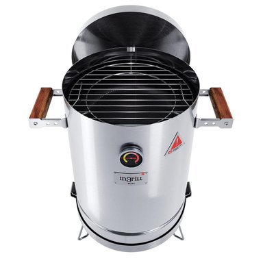 BARRIL PARRILLA AHUMADOR Y ASADOR IN GRILL MINI BASIK PLATEADO - 2