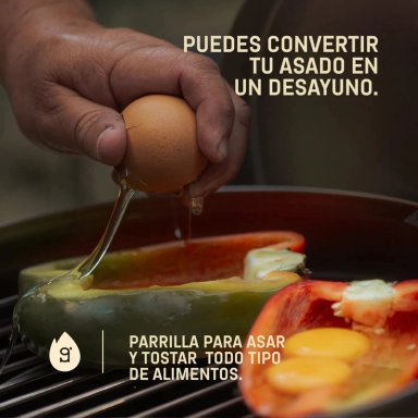 BARRIL PARRILLA AHUMADOR Y ASADOR IN GRILL MINI BASIK PLATEADO - 5