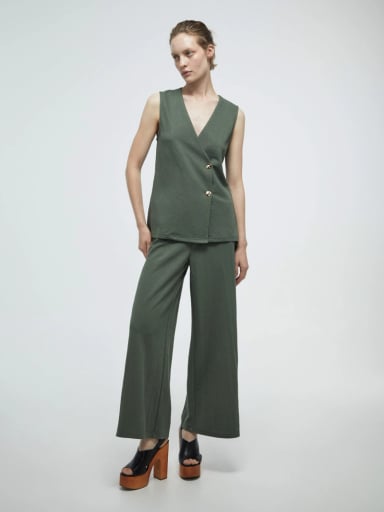 PANTALÓN MUJER SFERA LINO BÁSICO - 1