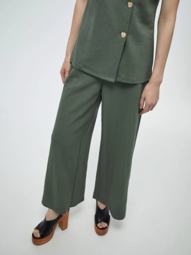 PANTALÓN MUJER SFERA LINO BÁSICO - 3
