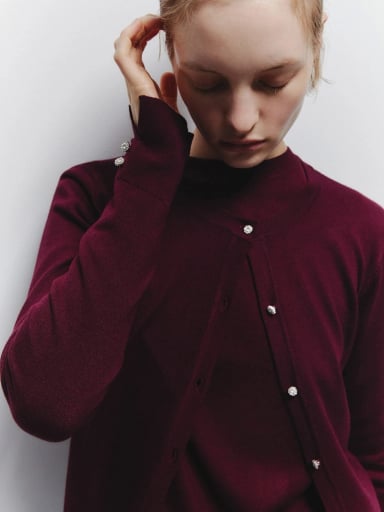 CARDIGAN MUJER SFERA MANGA LARGA - 4
