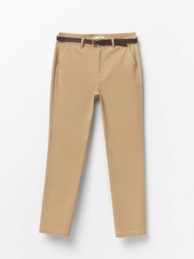 PANTALÓN MUJER SFERA ALGODÓN CINTURÓN - 5