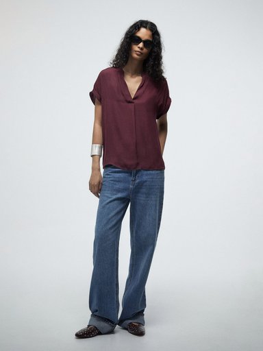 BLUSA MUJER SFERA MANGA CORTA - 1