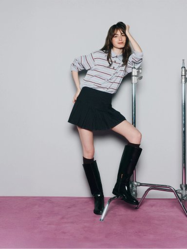 FALDA SHORT MUJER INDEX TABLEADA - 1