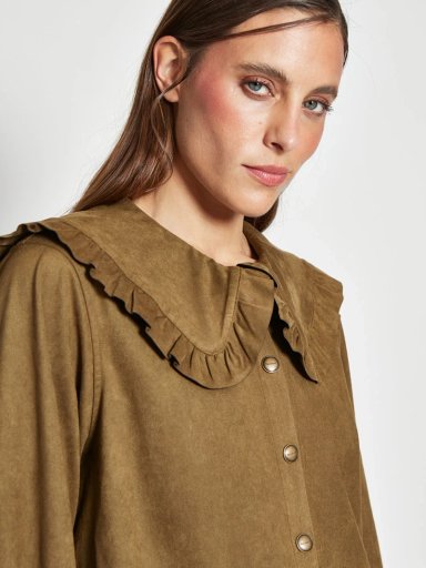 BLUSA MUJER TATIENNE SUEDE CUELLO BOBO - 3