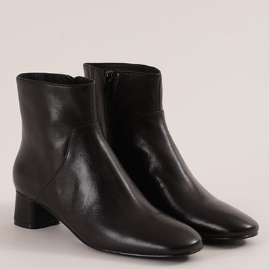 BOTINES MUJER JEFFREY CAMPBELL NEGRO SNAPE CUERO - 6