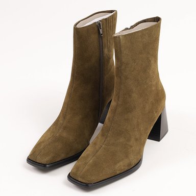 BOTÍN MUJER JEFFREY CAMPBELL CUERO VERDE SHERPAL - 2