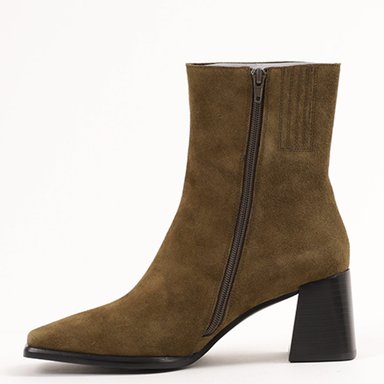 BOTÍN MUJER JEFFREY CAMPBELL CUERO VERDE SHERPAL - 4