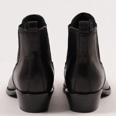 BOTÍN MUJER JEFFREY CAMPBELL CUERO NEGRO LA CASA - 6
