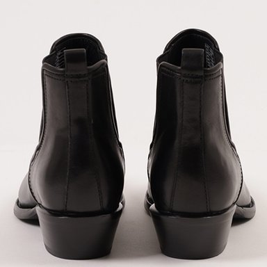 BOTÍN MUJER JEFFREY CAMPBELL CUERO NEGRO LA CASA - 6