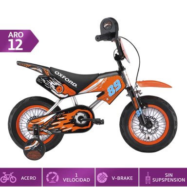BICICLETA INFANTIL OXFORD MOTO BIKE ARO 12 - 1