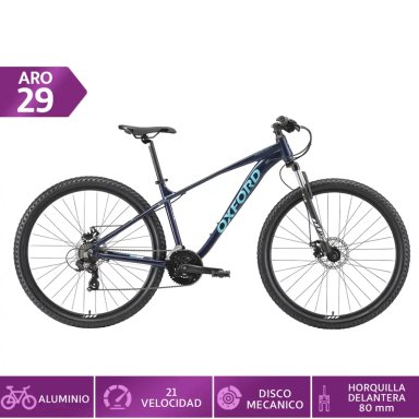 BICICLETA MOUNTAIN BIKE OXFORD MERAK 1 21V L ARO 29 - 1