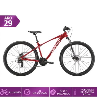 BICICLETA MOUNTAIN BIKE OXFORD MERAK 1 21V M ARO 29 - 1