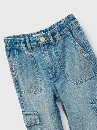 JEANS NIÑA COLLOKY ALGODÓN CARGO - 3