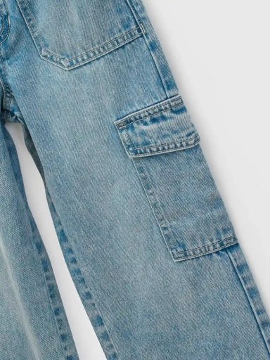JEANS NIÑA COLLOKY ALGODÓN CARGO - 4
