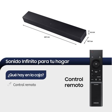 SOUNDBAR BLUETOOTH SAMSUNG B-SERIE HW-B400F 2.0  - 3