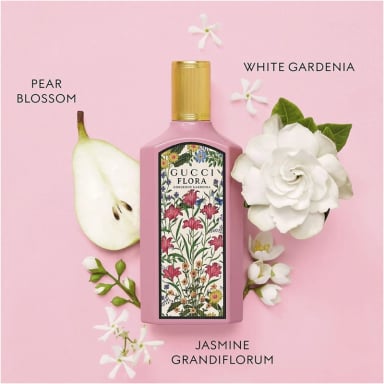 PERFUME GUCCI FLORAL GEOURGEOUS GARDENIA MUJER EDP 100 ML + LOCIÓN CORPORAL 50 ML + PEN SPRAY 10 ML - 3