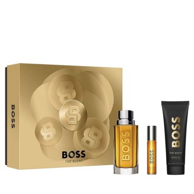 PERFUME HUGO BOSS SCENT FOR HIM HOMBRE EDT 100 ML + PEN SPRAY 10 ML + GEL DE DUCHA 100 ML - 2