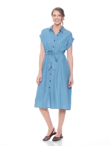 VESTIDO MUJER WADOS WIDELEG ALGODÓN TIRO ALTO - 1