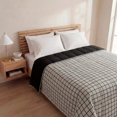 PLUMÓN RIPLEY HOME MICROFIBRA 2 PLAZAS CUADROS - 1