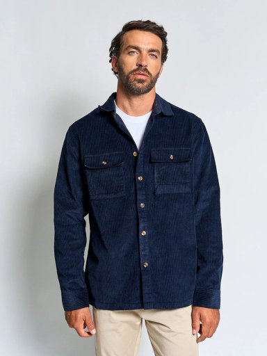 SOBRECAMISA HOMBRE SPAVALDI ALGODÓN COTELÉ - 1