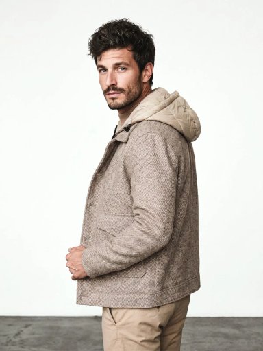 CHAQUETA HOMBRE SPAVALDI CON PARKA - 1