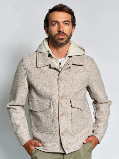 CHAQUETA HOMBRE SPAVALDI CON PARKA - 2